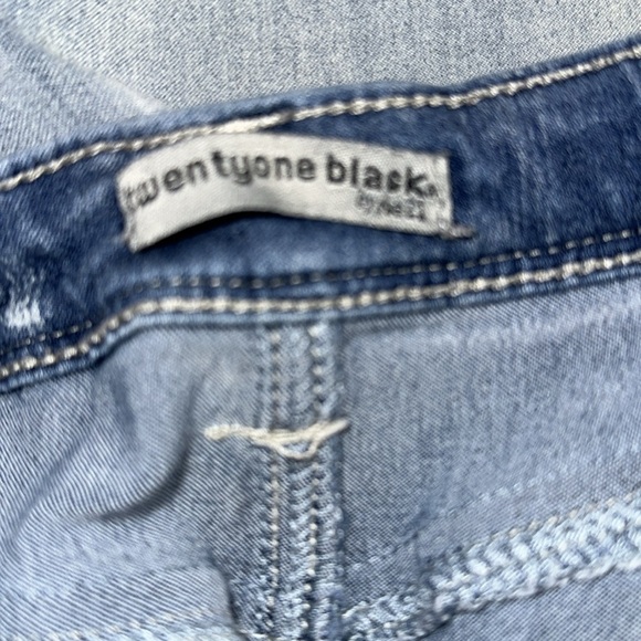 Twenty one black Women's Blue Jeans size 9/10 mid rise - Picture 4 of 6